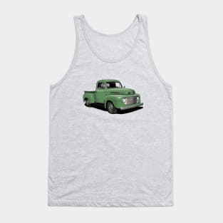 1950 Ford F1 Pickup Truck in light green Tank Top